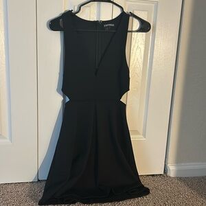 Express. MIDI black dress. Size 2
